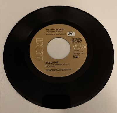 MORRIS ALBERT - Feelings / This World Today Is A Mess -45 RPM  (box11)
