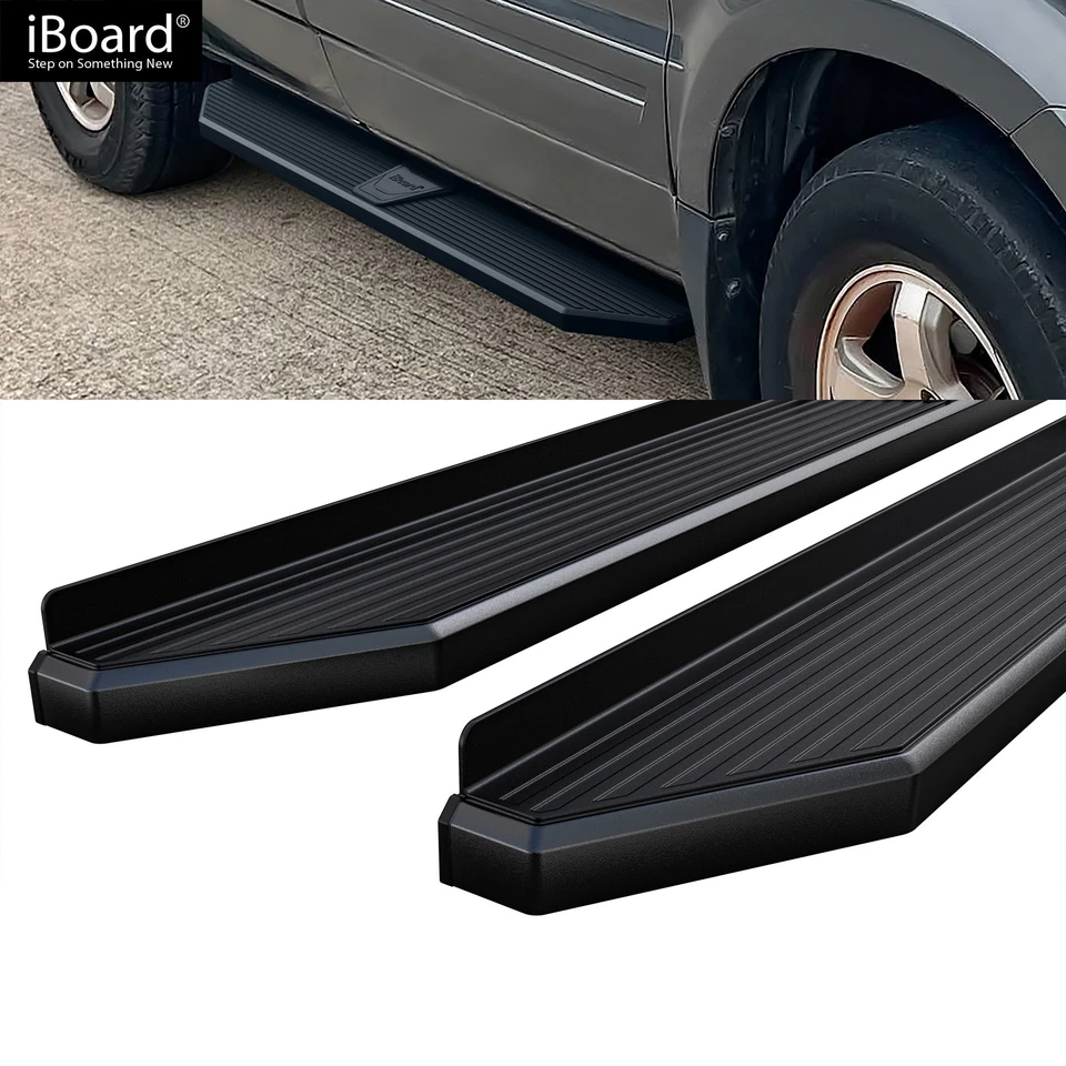 APS Running Board Black 6" Fit Acura MDX Honda Pilot 03-08 - Imagem 2 de 4