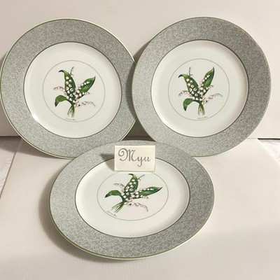 Christian Dior MILLY LA FORET Salatteller 3 Stück 20 cm/7,9 Zoll Maiglöckchen