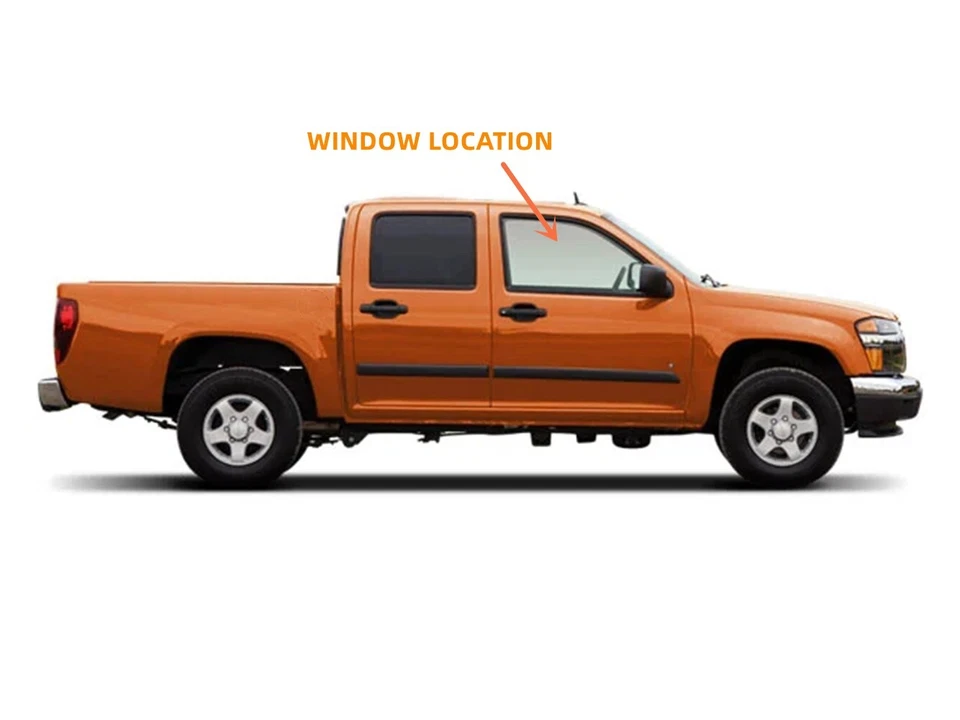 Passenger/Right Side Front Door Window Glass For 06-10 Isuzu i280/i290/i350/i370 Foto 3 de 3