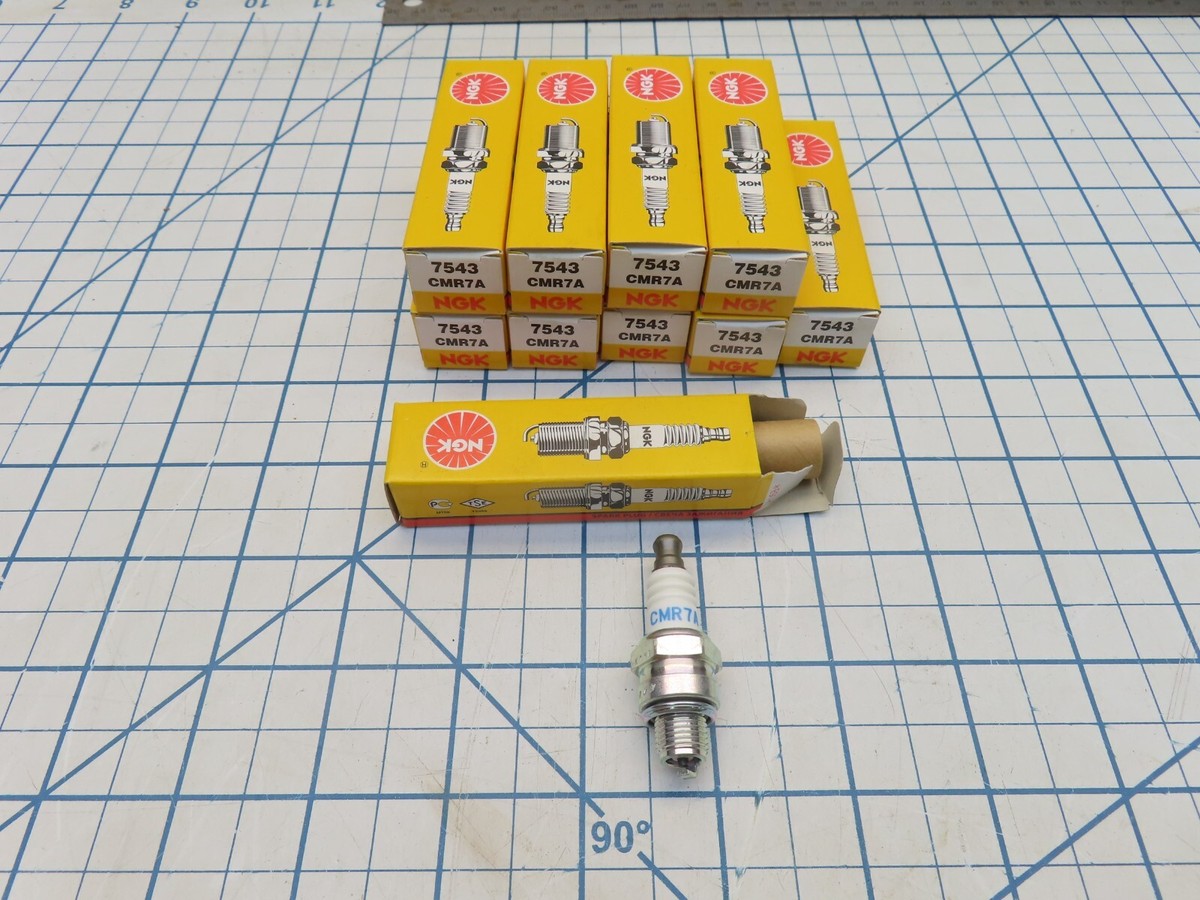NGK CMR7A - 7543 Spark Plugs - 10 PACK SET - Compact plug made in Japan NGK CMR7A - 7543 Spark Plugs - 10 PACK SET - Compact plug made in Japan