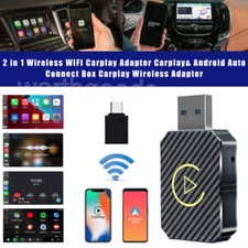 2-in-1 Wireless Carplay Android Auto Wireless Adapter & Carplay Wireless Adapter