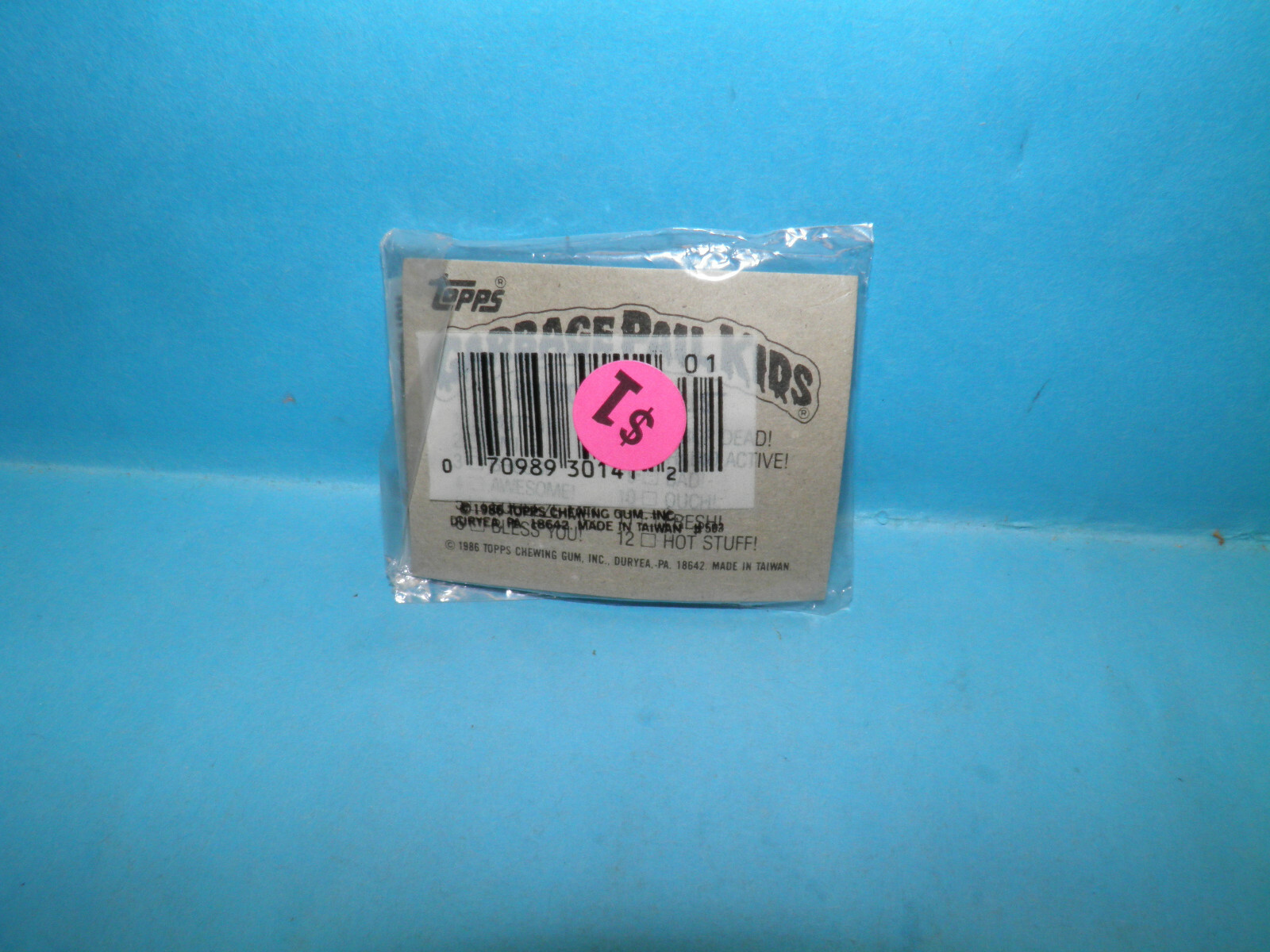 1986 Topps Garbage Pail Kids AWESOME! Button Badge Pin Pinback x1 | eBay
