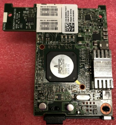 Lot of 5 Dell Broadcom 5709 Dual Port 1Gb PCIe RJ45 Server NIC 0H093G