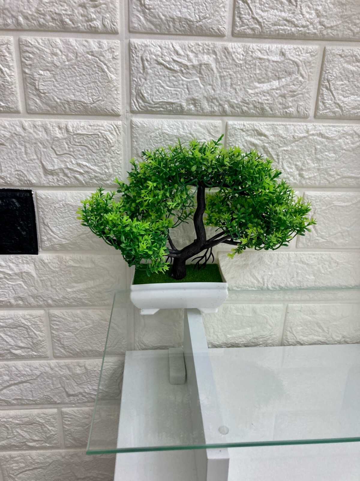 Artificial Plants Bonsai Plastic Pot Fake Plants In Flower Pots Home Room Decor-image