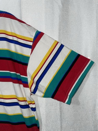 Vintage 90er Venezia Gr. 22/24 Totally Rad Rainbow Multicolor Top Kurzarm - Bild 12 von 14