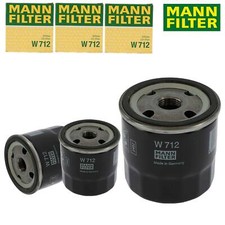 3x MANN-FILTER W 712 FILTER ARBEITSHYDRAULIK ÖLFILTER FÜR OPEL CORSA FORD ROVER