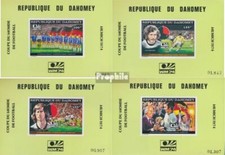 dahomey Bloc 50-Bloc 53 (complète edition) neuf avec gomme originale 1974 Footba