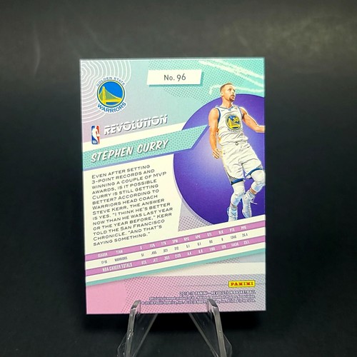 Stephen Steph Curry PANINI HTF GOLDEN STATE REVOLUTION CARD - MINT - W/ CASE - Picture 3 of 12