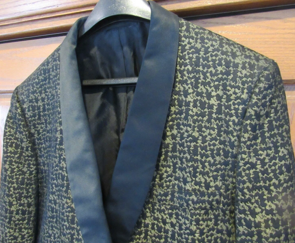VINTAGE SWINGING 1960's AFTER 6 MEN'S FORMAL SUIT JACKET HEFNER 41R 41 Regular - Image 2 of 4