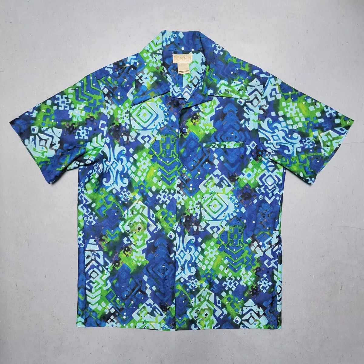 Vtg 60s McInerny Hawaiian Shirt Loop Collar Aloha Hawaii | eBay