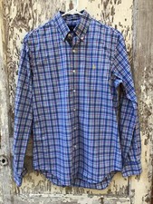 Ralph Lauren Mens Plaid Long Sleeve Button Down Shirt Size Small Gold Label