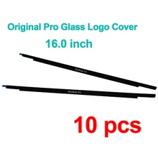 10PCS A2141 2019 For MacBook Pro 16" LCD Front Glass Trim Bezel Logo Cover NEW