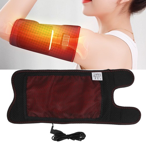 3 Modes Heating Pad Electric Arm Massage Wrap with 2 Vibration Massage Motor