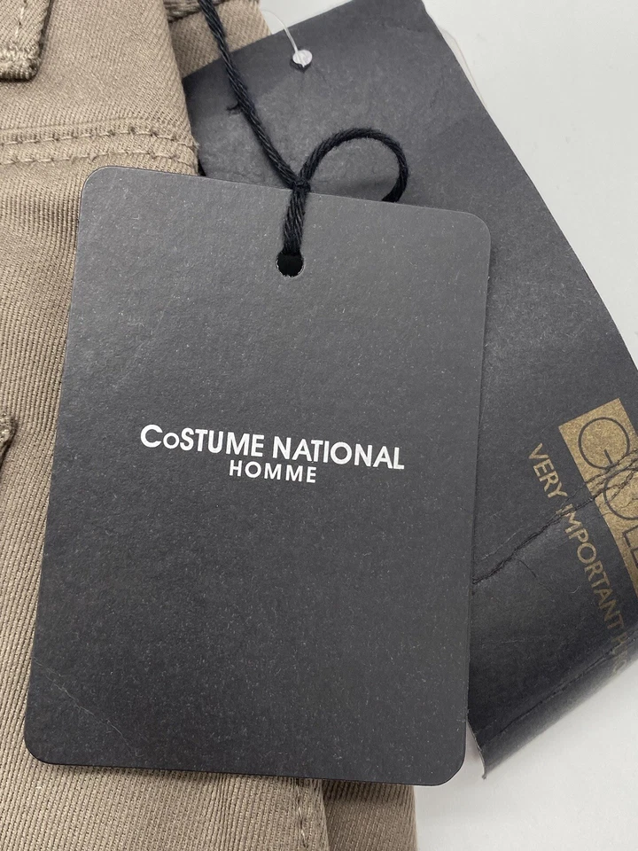 Pantalones National Premium | Para hombre talla 36 | Caqui | Precio de venta sugerido por el fabricante £565 | Nuevo con etiquetas Foto 3 de 4