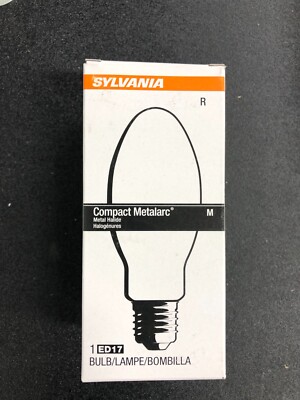 Sylvania 64480 Metal Halide 175W Lamp, ED17 Light Bulb, E26 Base, M175/U/Med