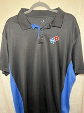 Dominos Pizza Gear Logo Shirt Men's Employee Work Uniform Polo Size XX-Large
