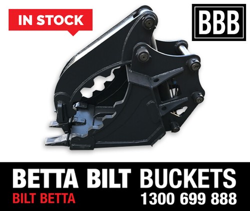 EXCAVATOR GRAB BUCKET 8 TONNE BETTA BILT BUCKETS 1300 699 888 - Picture 2 of 2