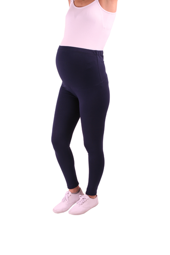 Blickdichte bequeme Umstandsleggings Umstandsmode Schwanger Leggings Mama MMC - Bild 10 von 28