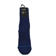 Stance PLEASURE POINT Men's Large 9-12 Royal Blue Crew Socks