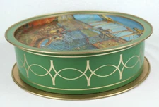 Vintage Sunshine Storage Tin Box The Langlois Bridge By Van Gogh 1835 - 1890  N1