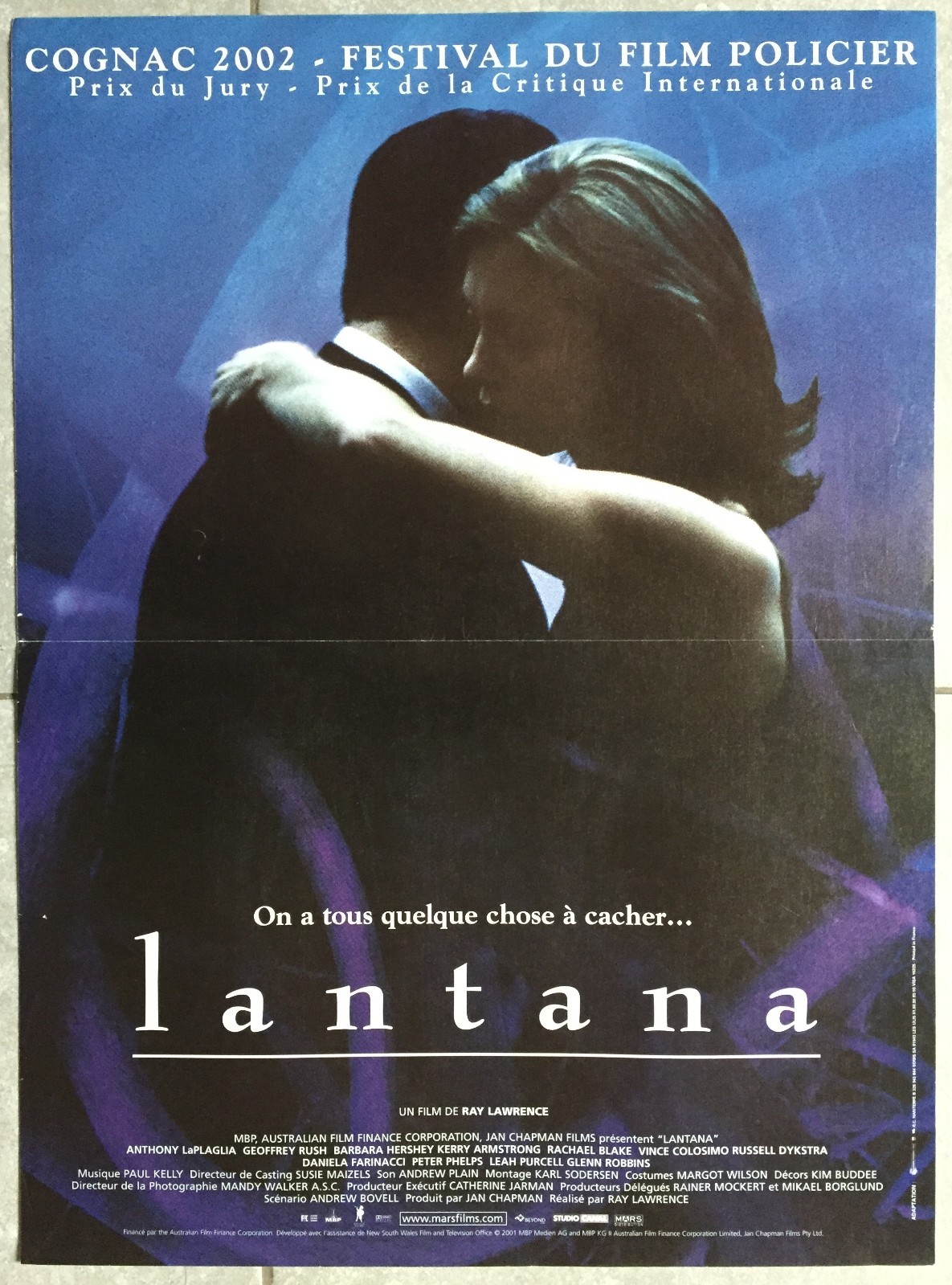 Locandina originale film Lantana (2002) - Regia di Ray Lawrence