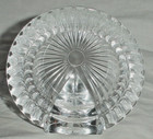 Cristal D'Arques France Crystal Desk Frame for 3" Quartz Clock/4"x4"x2"