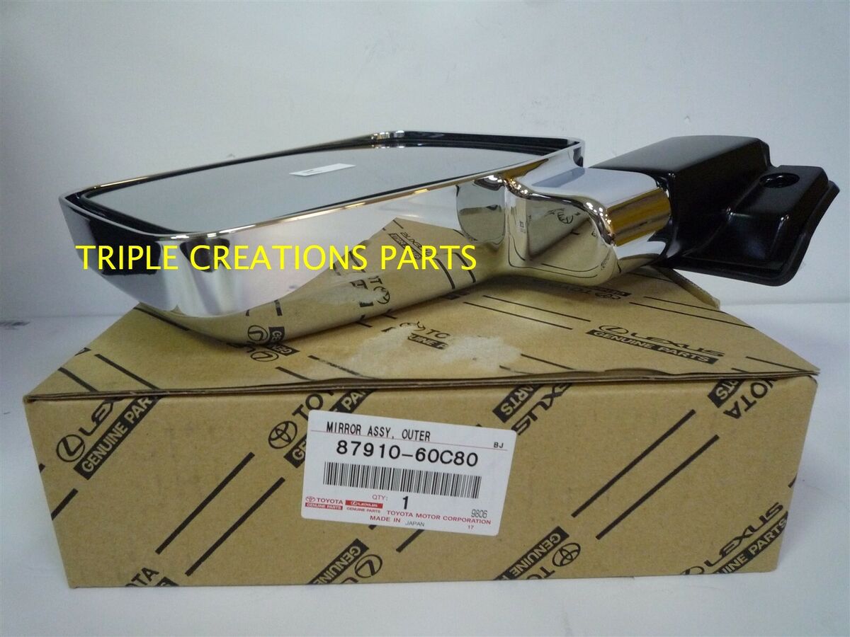 87910-60C80 GENUINE OEM TOYOTA MIRROR ASSY, OUTER REAR VIEW, RH 8791060C80 87910-60C80 GENUINE OEM TOYOTA MIRROR ASSY, OUTER REAR VIEW, RH 8791060C80
