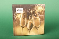 "Servietten \"Celebration Gold\" Ambiente Studio Papierservietten 33X33 Silvester"