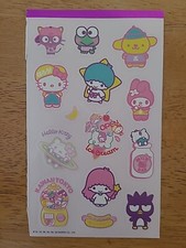 Hello Kitty Sanrio Kawaii Sticker Sheet For Decoration, Journal, Scrapbook