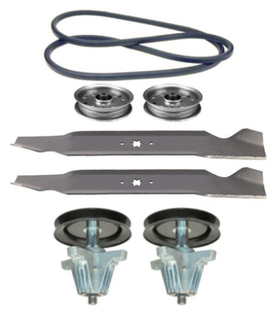 Murray 42-inch Mower Deck Rebuild Kit with Spindles Blades Belt - FREE Shipping