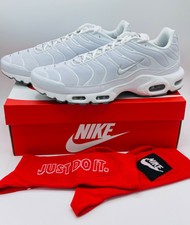 Size 6 - Nike Air Max Plus TN Triple White 2018 online kaufen | eBay