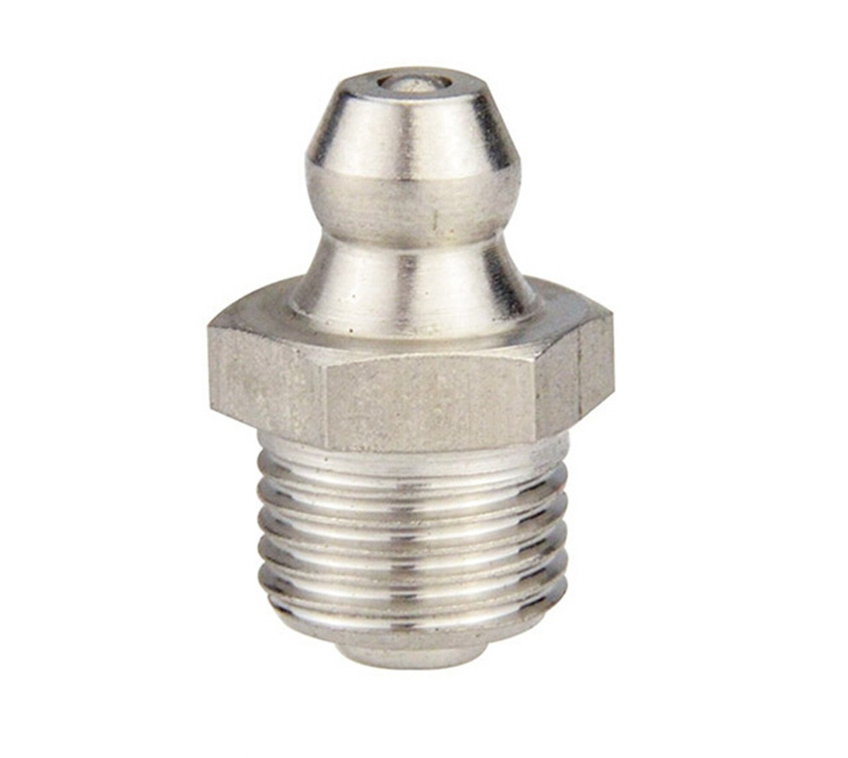 5pcs M12x1.5mm Metric Stainless Steel Grease Zerk Nipple Fitting