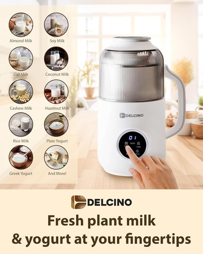 Dairy Free Nut & Oat Milk Maker Machine & Yogurt Maker Machine - 27oz FREESHIP