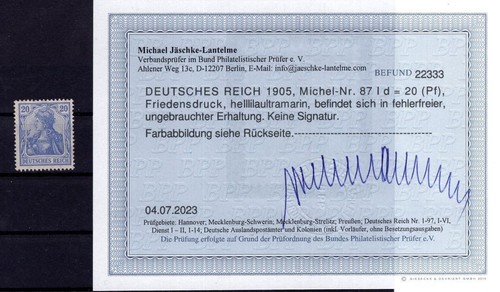 Dr-Germany 87Id Impeccable MH BPP Befund (AA7835
