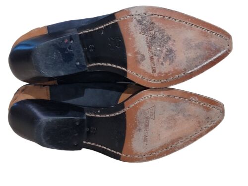 Guess By Georges Marciano Mujer Marrón Negro Cuero Botines Zapatos Talla 5.5B - Imagen 10 de 13