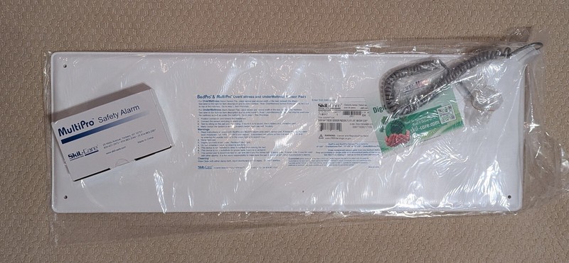 Bed Alarm  Skil Care over mattress Exit Monitoring System Pressure Sensing Pad N