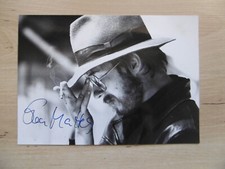 Eva Mattes autograph signed 13x18 press picture B/W "A man like Eva"