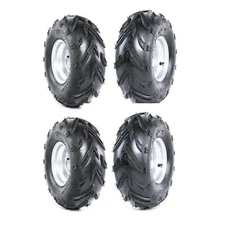4PC 16x8-7 Wheel Rim Tire ATV 4 Stud Wheels 16/8-7 16X8X7 Go kart Quad ATV Mower