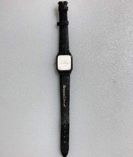 Adolfo Gemstone Quartz Watch Genuine Lizard Band W. German MVT - New Battery - Picture 4 of 5