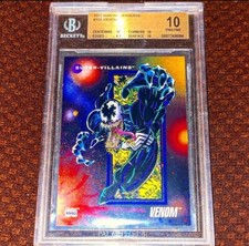 BGS 10 PRISTINE 1992 MARVEL UNIVERSE VENOM POP 1 9.5