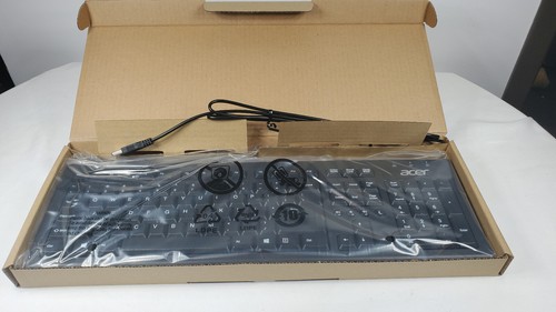 Lot de 10 clavier filaire USB noir PR1101U Acer neuf - Photo 2/5