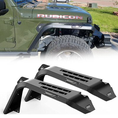 For 2018-2026 Jeep Wrangler Gladiator JL JT Front Fender Flares with