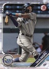 Lot of (10) 2019 Bowman Draft IZZY WILSON Rookie Card #BD-13 Rays