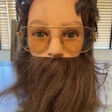 Vintage MONY 22KT GP Aviator Sunglasses Gold Plated 58-18