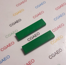 2 x  Lego  2431 Tile 1 x 4 - GREEN