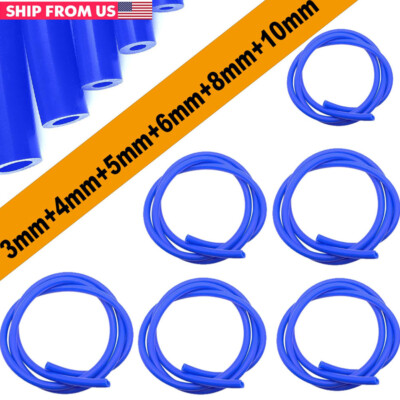 #ad 6PCS 5ft Silicone Vacuum Hose Automotive High Performance Car Vacuum Lines Kit $32.92