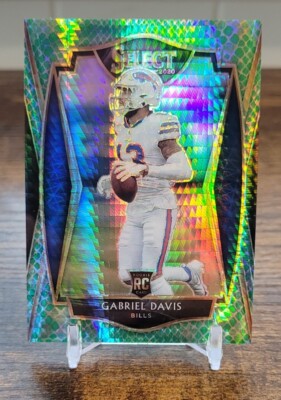 2020 Select Gabriel Davis Premier Level /67 Dragon Scale   Bills RC SSP 1/1