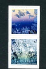 2016 AAT Antarctica Ice Flowers - MUH Booklet Pair
