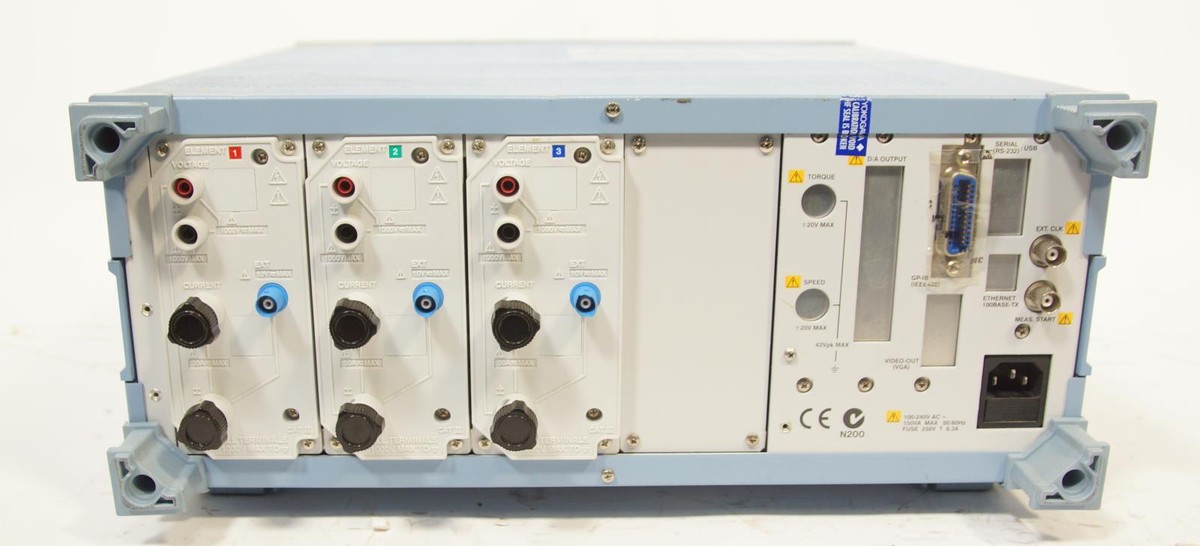 Yokogawa WT3000 Precision Power Analyzer 760303-03-SV-D/G6 3x